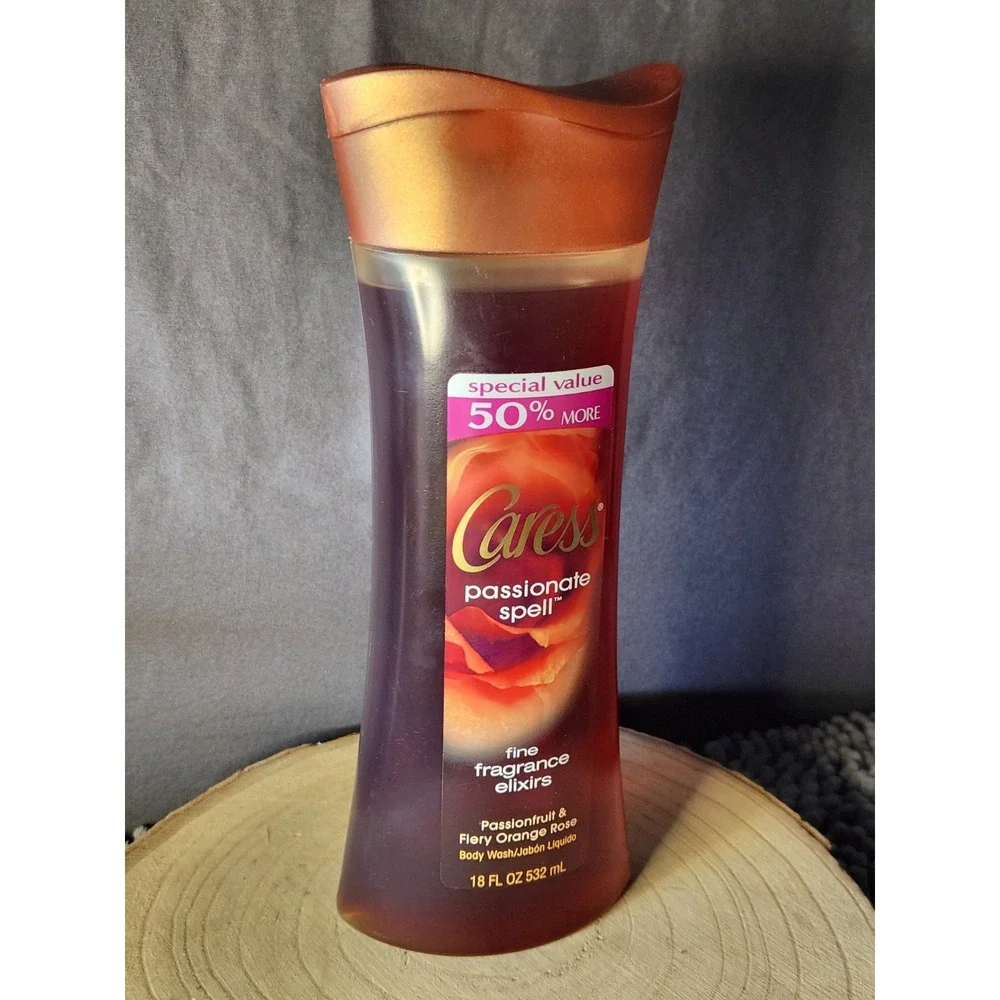 Caress Passionate Spell Passionfruit & Fiery‎ Orange Rose Body Wash 18 oz RARE